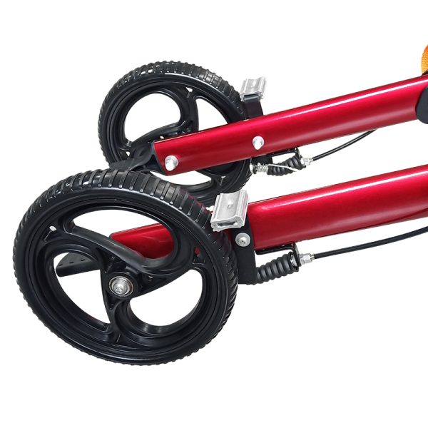 1 Rollator Walker Wheelchair Folding Medical Walker Rolling Transport Chair Mobility Walking Aid - Image 2