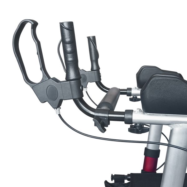 1 Rollator Walker Wheelchair Folding Medical Walker Rolling Transport Chair Mobility Walking Aid - Image 3