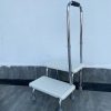 Lightweight Portable Bath Kick Non-Slip Foot Steel Safety Feet Step Stools with Handrail - Image 2