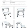 Lightweight Portable Bath Kick Non-Slip Foot Steel Safety Feet Step Stools with Handrail - Image 4